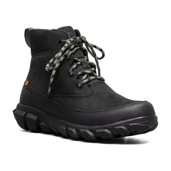 NIB Bogs Cedar Mid Lace Boots Women's Black Size 9.5 Waterproof - Picture 6 of 12